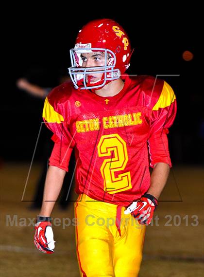 Thumbnail 3 in Seton Catholic vs. Winslow (AIA D4 Playoff) photogallery.