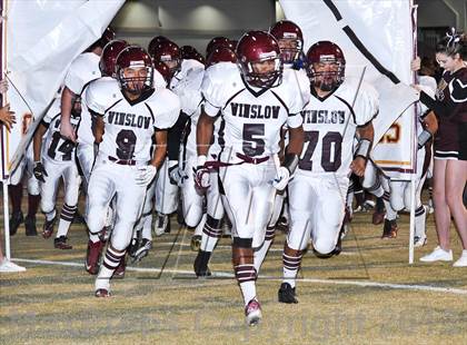 Thumbnail 3 in Seton Catholic vs. Winslow (AIA D4 Playoff) photogallery.