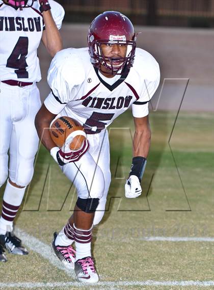 Thumbnail 3 in Seton Catholic vs. Winslow (AIA D4 Playoff) photogallery.