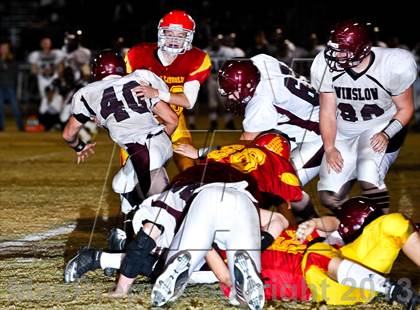 Thumbnail 3 in Seton Catholic vs. Winslow (AIA D4 Playoff) photogallery.