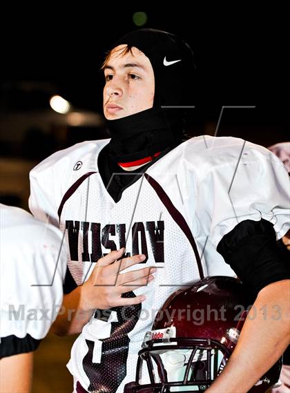 Thumbnail 3 in Seton Catholic vs. Winslow (AIA D4 Playoff) photogallery.