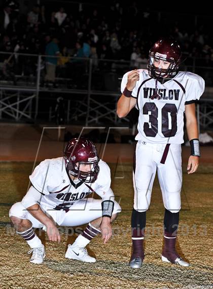 Thumbnail 2 in Seton Catholic vs. Winslow (AIA D4 Playoff) photogallery.
