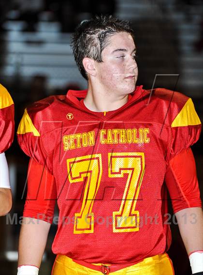 Thumbnail 1 in Seton Catholic vs. Winslow (AIA D4 Playoff) photogallery.