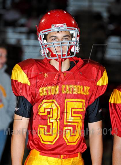 Thumbnail 1 in Seton Catholic vs. Winslow (AIA D4 Playoff) photogallery.