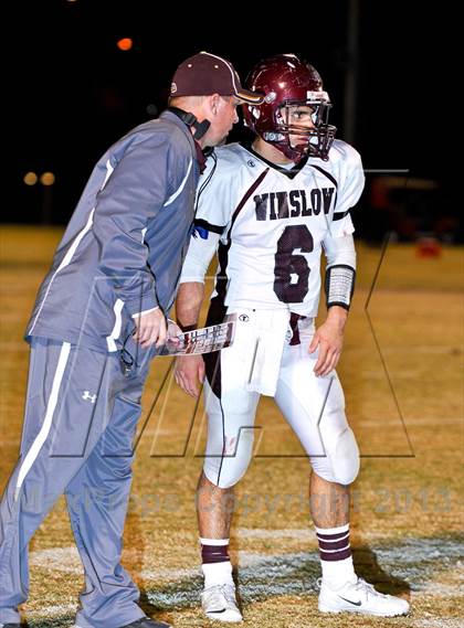 Thumbnail 2 in Seton Catholic vs. Winslow (AIA D4 Playoff) photogallery.