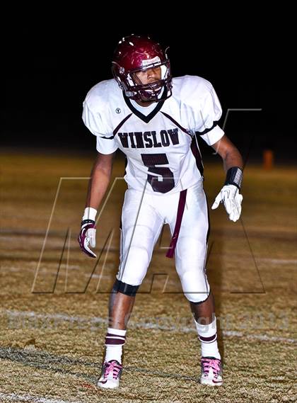 Thumbnail 3 in Seton Catholic vs. Winslow (AIA D4 Playoff) photogallery.
