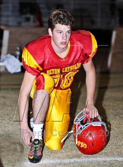 Thumbnail 2 in Seton Catholic vs. Winslow (AIA D4 Playoff) photogallery.
