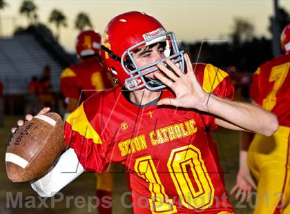 Thumbnail 3 in Seton Catholic vs. Winslow (AIA D4 Playoff) photogallery.