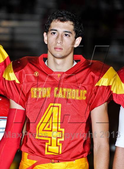 Thumbnail 2 in Seton Catholic vs. Winslow (AIA D4 Playoff) photogallery.