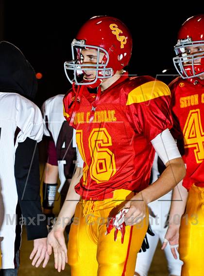 Thumbnail 1 in Seton Catholic vs. Winslow (AIA D4 Playoff) photogallery.