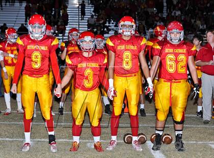 Thumbnail 1 in Seton Catholic vs. Winslow (AIA D4 Playoff) photogallery.