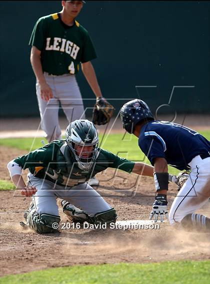 Thumbnail 1 in Leigh vs. Leland (CIF CCS D1 Final) photogallery.