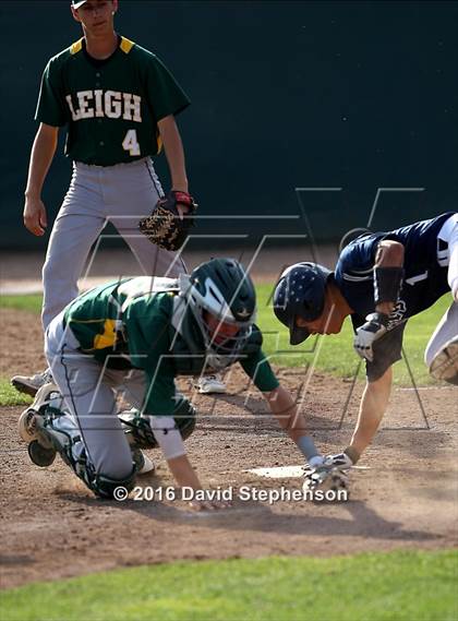 Thumbnail 3 in Leigh vs. Leland (CIF CCS D1 Final) photogallery.