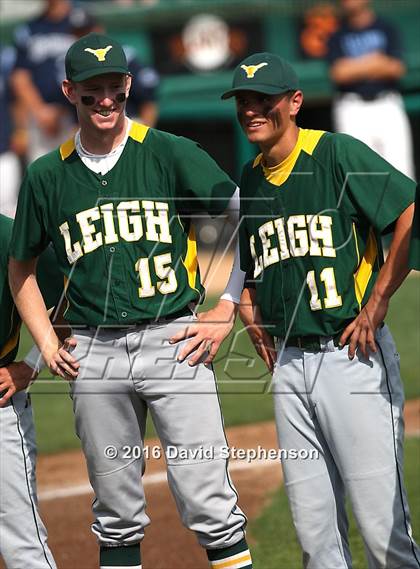 Thumbnail 3 in Leigh vs. Leland (CIF CCS D1 Final) photogallery.
