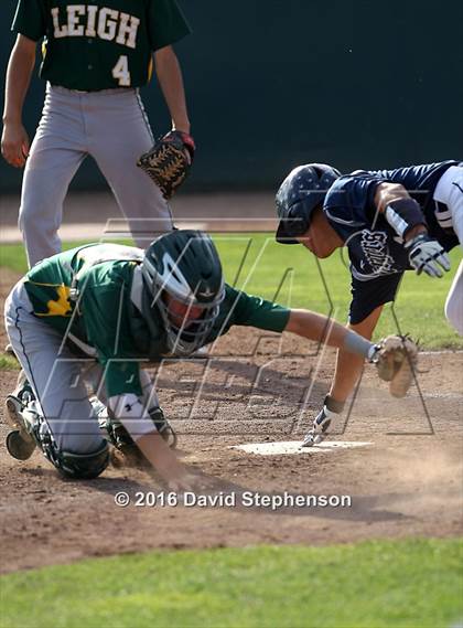 Thumbnail 2 in Leigh vs. Leland (CIF CCS D1 Final) photogallery.