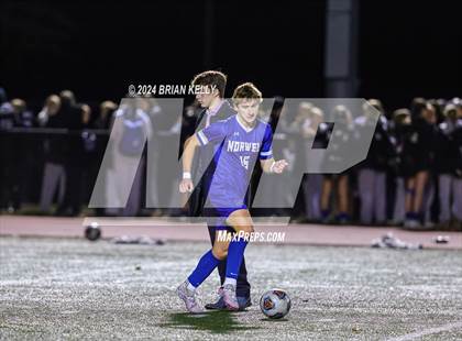 Thumbnail 3 in Norwell vs Dighton-Rehoboth Regional (MIAA Division 3 Semifinal) photogallery.