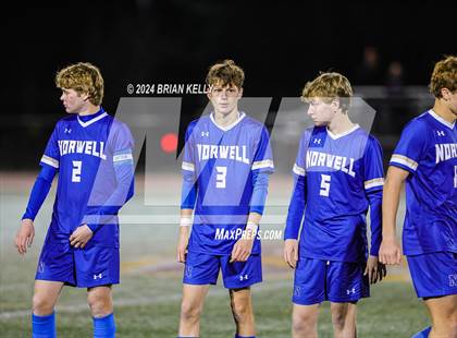 Thumbnail 3 in Norwell vs Dighton-Rehoboth Regional (MIAA Division 3 Semifinal) photogallery.
