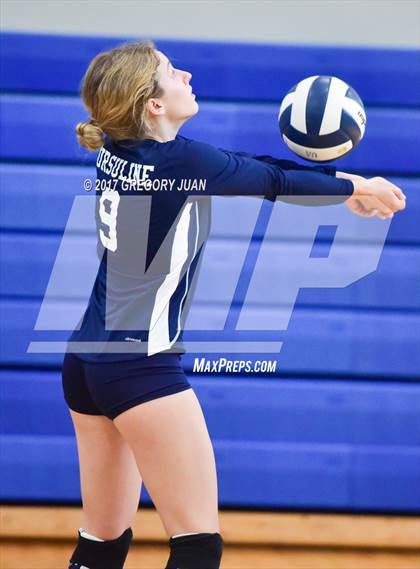 Thumbnail 2 in Ascension Catholic @ Ursuline Academy (Catholic League Tournament) photogallery.