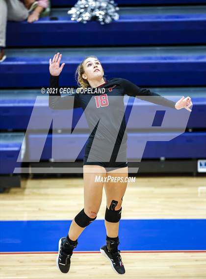 Thumbnail 1 in Walton vs. Lambert (GHSA 7A Quarterfinal State Volleyball Championship) photogallery.
