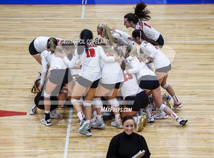 Thumbnail 3 in Walton vs. Lambert (GHSA 7A Quarterfinal State Volleyball Championship) photogallery.