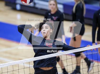 Thumbnail 2 in Walton vs. Lambert (GHSA 7A Quarterfinal State Volleyball Championship) photogallery.