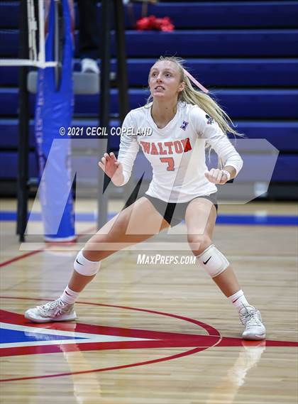 Thumbnail 1 in Walton vs. Lambert (GHSA 7A Quarterfinal State Volleyball Championship) photogallery.