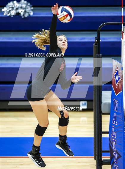 Thumbnail 1 in Walton vs. Lambert (GHSA 7A Quarterfinal State Volleyball Championship) photogallery.