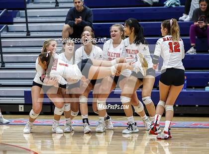 Thumbnail 2 in Walton vs. Lambert (GHSA 7A Quarterfinal State Volleyball Championship) photogallery.