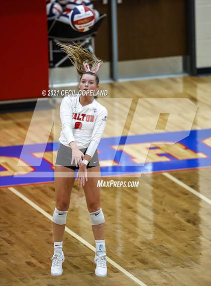 Thumbnail 3 in Walton vs. Lambert (GHSA 7A Quarterfinal State Volleyball Championship) photogallery.