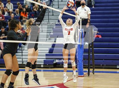 Thumbnail 2 in Walton vs. Lambert (GHSA 7A Quarterfinal State Volleyball Championship) photogallery.