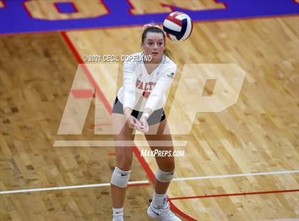 Thumbnail 2 in Walton vs. Lambert (GHSA 7A Quarterfinal State Volleyball Championship) photogallery.