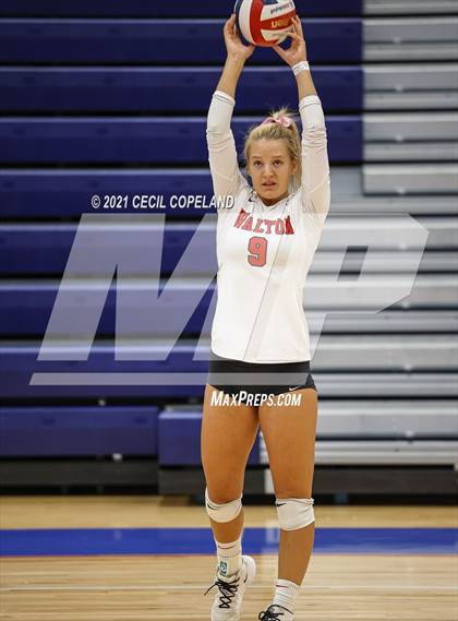 Thumbnail 1 in Walton vs. Lambert (GHSA 7A Quarterfinal State Volleyball Championship) photogallery.