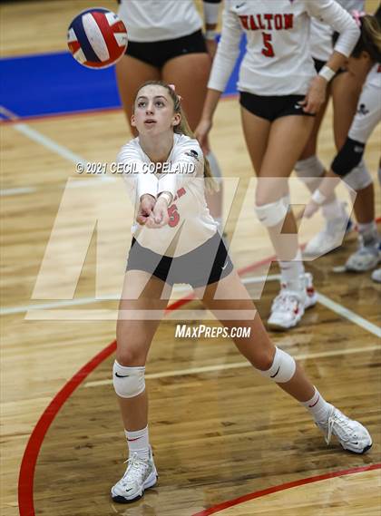 Thumbnail 1 in Walton vs. Lambert (GHSA 7A Quarterfinal State Volleyball Championship) photogallery.