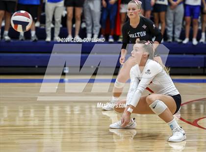 Thumbnail 3 in Walton vs. Lambert (GHSA 7A Quarterfinal State Volleyball Championship) photogallery.