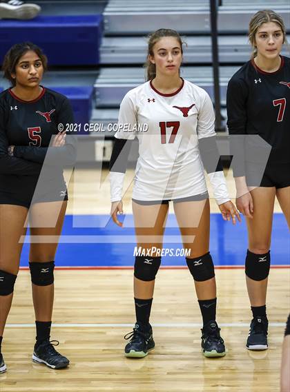 Thumbnail 2 in Walton vs. Lambert (GHSA 7A Quarterfinal State Volleyball Championship) photogallery.