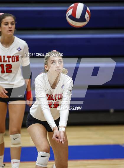 Thumbnail 2 in Walton vs. Lambert (GHSA 7A Quarterfinal State Volleyball Championship) photogallery.