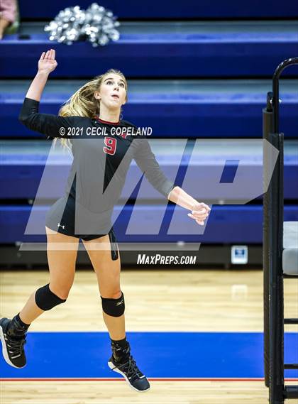 Thumbnail 2 in Walton vs. Lambert (GHSA 7A Quarterfinal State Volleyball Championship) photogallery.