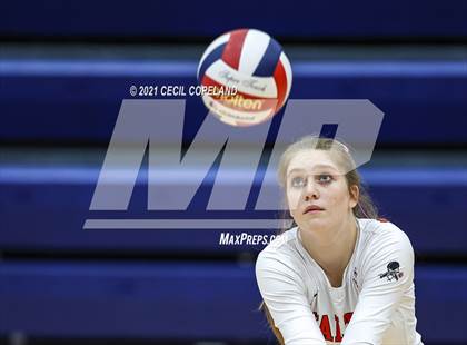 Thumbnail 2 in Walton vs. Lambert (GHSA 7A Quarterfinal State Volleyball Championship) photogallery.