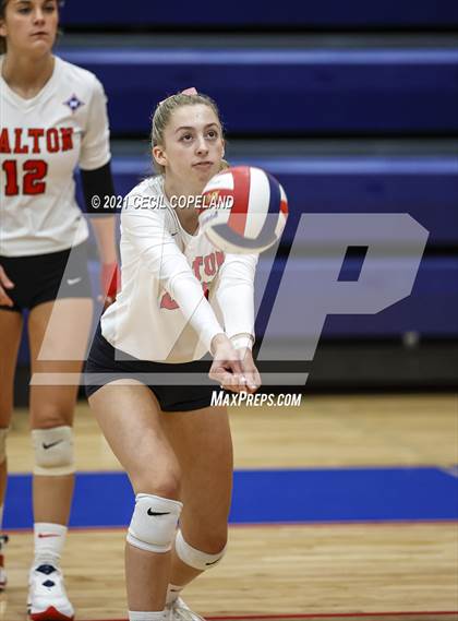 Thumbnail 3 in Walton vs. Lambert (GHSA 7A Quarterfinal State Volleyball Championship) photogallery.