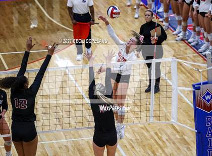 Thumbnail 1 in Walton vs. Lambert (GHSA 7A Quarterfinal State Volleyball Championship) photogallery.
