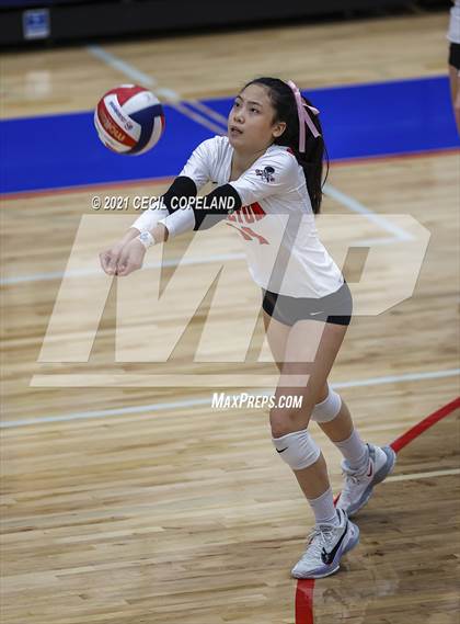 Thumbnail 3 in Walton vs. Lambert (GHSA 7A Quarterfinal State Volleyball Championship) photogallery.