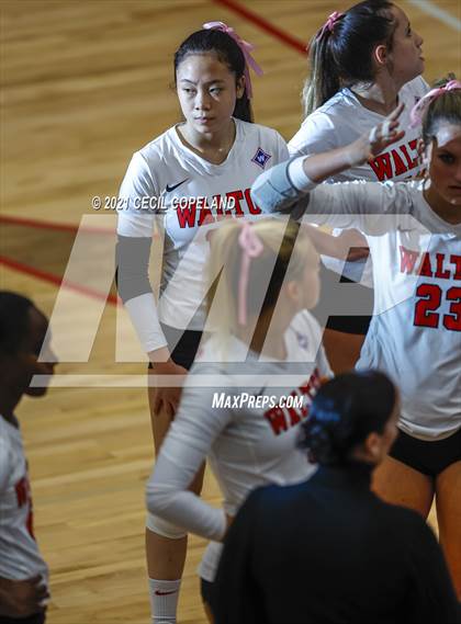 Thumbnail 1 in Walton vs. Lambert (GHSA 7A Quarterfinal State Volleyball Championship) photogallery.