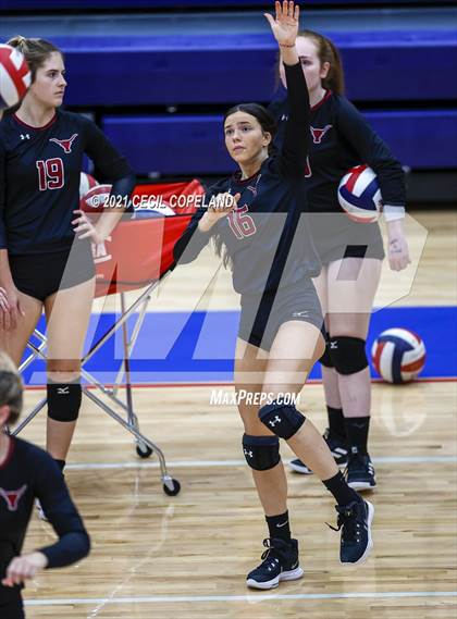 Thumbnail 1 in Walton vs. Lambert (GHSA 7A Quarterfinal State Volleyball Championship) photogallery.