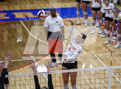 Thumbnail 2 in Walton vs. Lambert (GHSA 7A Quarterfinal State Volleyball Championship) photogallery.