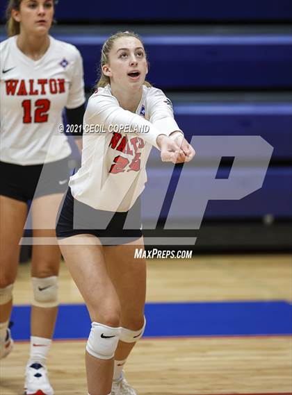 Thumbnail 1 in Walton vs. Lambert (GHSA 7A Quarterfinal State Volleyball Championship) photogallery.