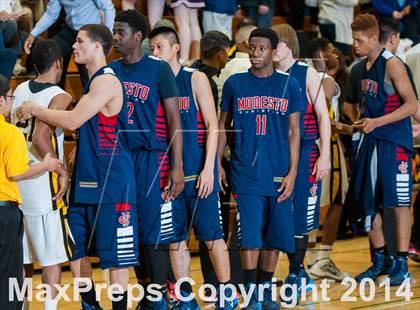 Thumbnail 1 in Modesto Christian @ Bishop O'Dowd (CIF NorCal Regional Open Division Semifinal) photogallery.