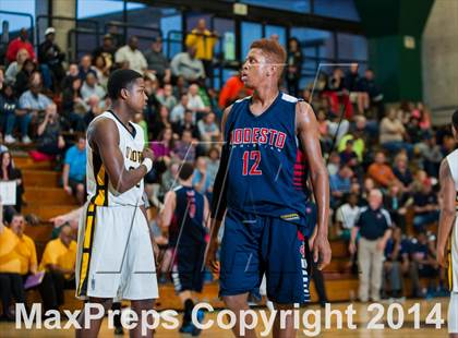 Thumbnail 2 in Modesto Christian @ Bishop O'Dowd (CIF NorCal Regional Open Division Semifinal) photogallery.