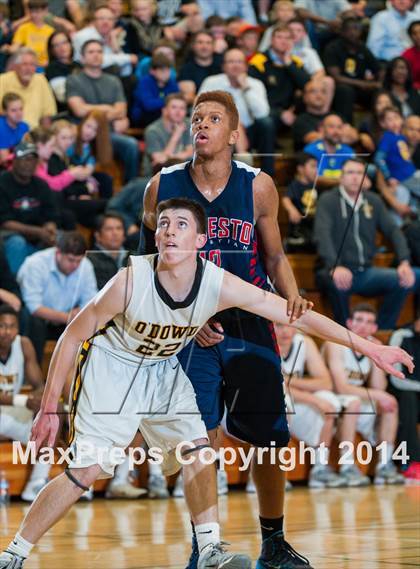 Thumbnail 2 in Modesto Christian @ Bishop O'Dowd (CIF NorCal Regional Open Division Semifinal) photogallery.