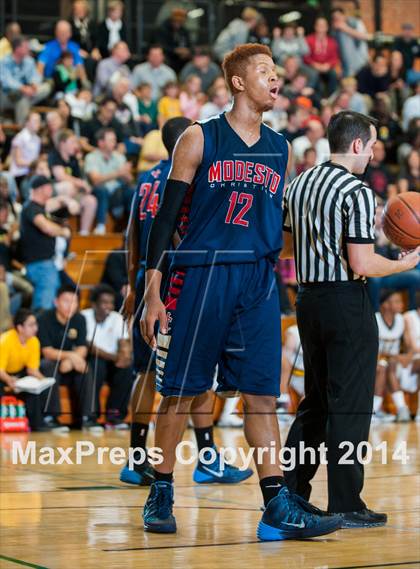 Thumbnail 3 in Modesto Christian @ Bishop O'Dowd (CIF NorCal Regional Open Division Semifinal) photogallery.