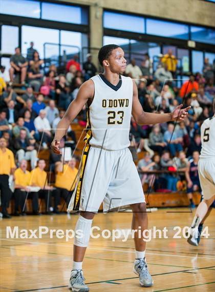 Thumbnail 3 in Modesto Christian @ Bishop O'Dowd (CIF NorCal Regional Open Division Semifinal) photogallery.